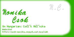 monika csok business card